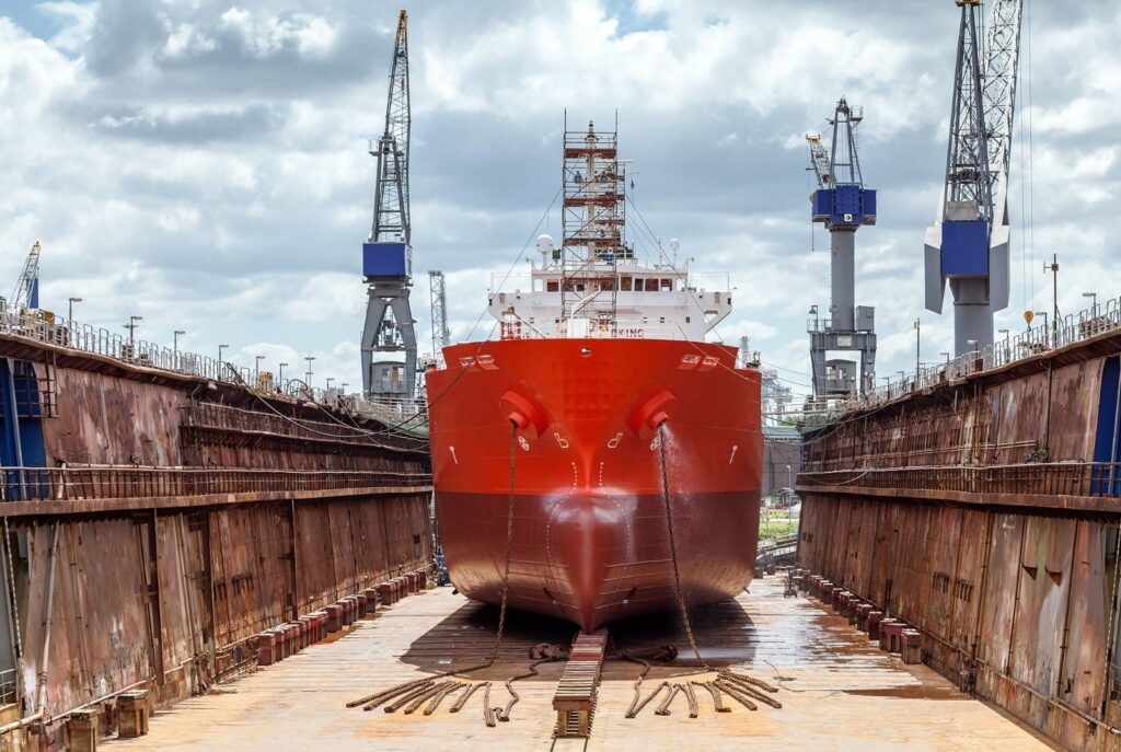 Dry Docking: Maintaining Ship Excellence Above Water 4 dry docking ship