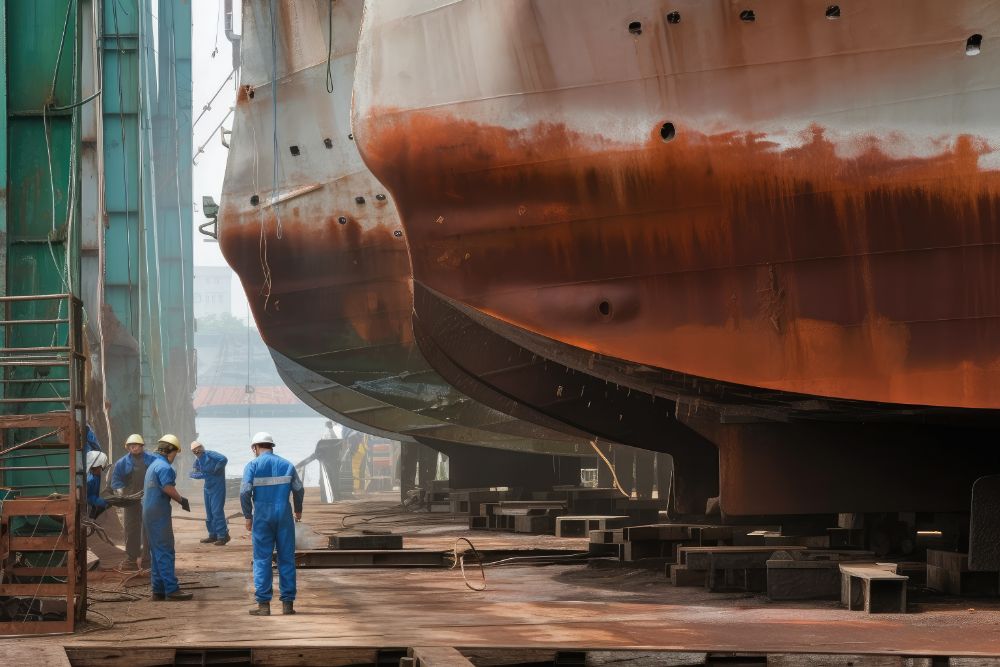 Dry Docking: Maintaining Ship Excellence Above Water 3 dry docking