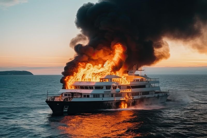 Real Life Incident: Cargo Fire Takes 10 Days To Extinguish 1 cargo fire