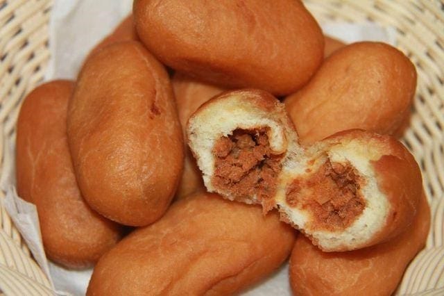 traditional snacks from batam - luti gedang