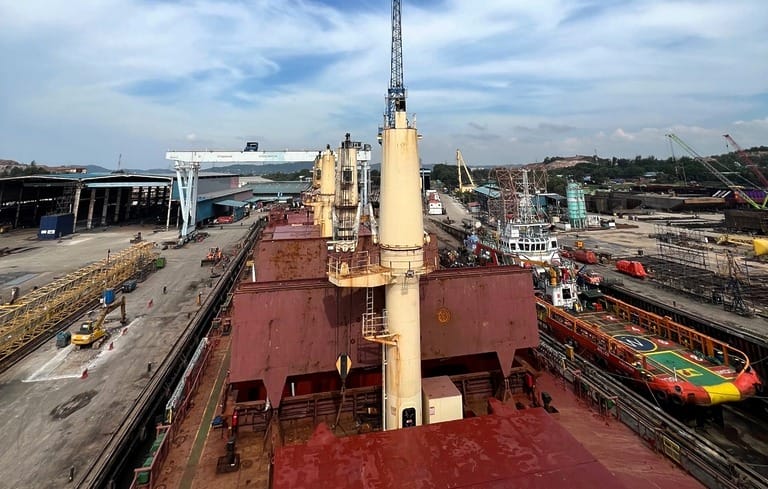 Partnering with Balancia for Efficient Dry Docking Service Near Singapore