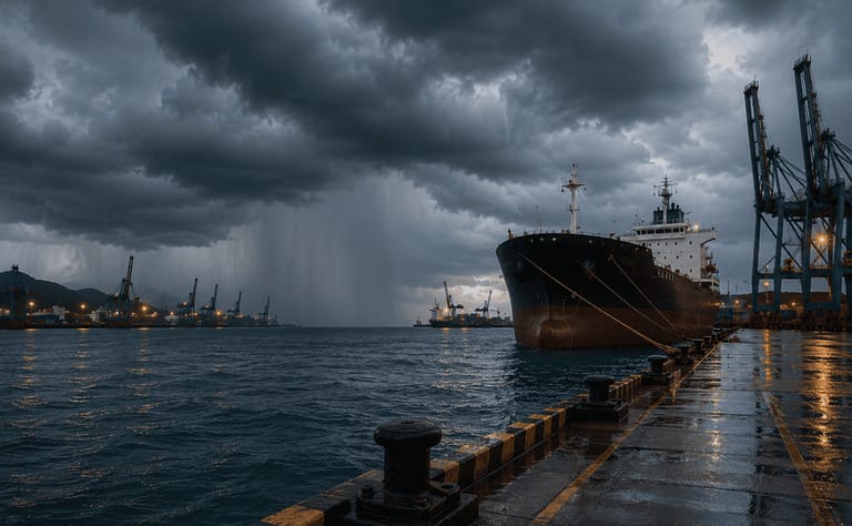 The Impact of Indonesian Weather on Ship Agency Operations: Navigating Tides, Currents, and Monsoon Seasons