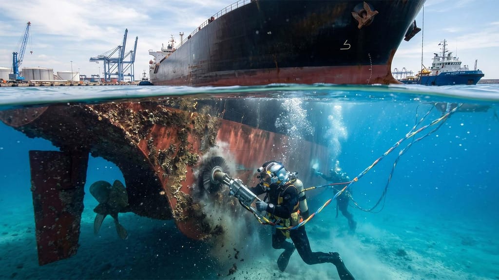 underwater cleaning - Underwater Cleaning in Indonesia: How Ship Agencies Support Efficient and Environmentally Sound Operations