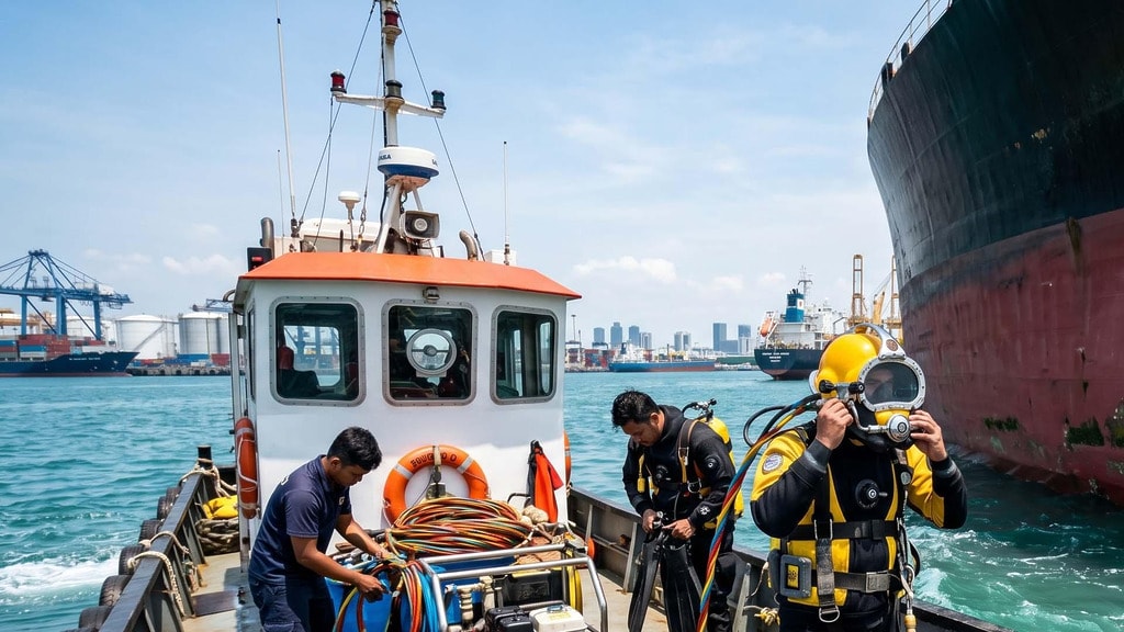 Underwater Cleaning in Indonesia: How Ship Agencies Support Efficient and Environmentally Sound Operations 2 underwater cleaning - Underwater Cleaning in Indonesia: How Ship Agencies Support Efficient and Environmentally Sound Operations